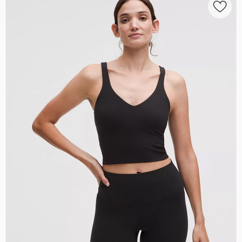 lululemon athletica Black Tank Top